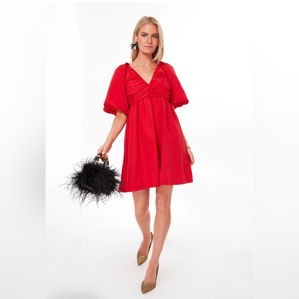 Tuckernuck Hyacinth House Red Courtney Mini Dress - M